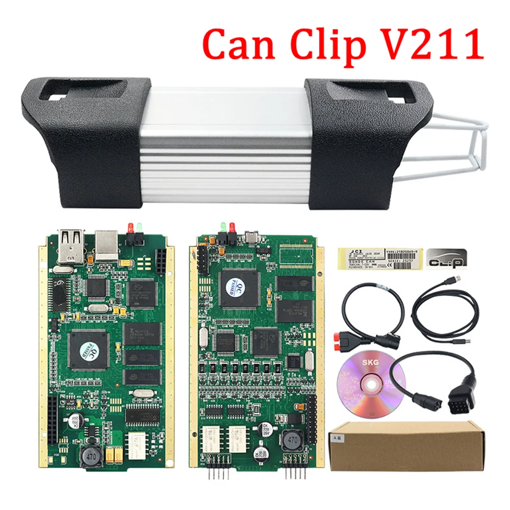 Новейший V211 CYPERSS AN2131QC для Renault Can Clip диагностический инструмент полный чип