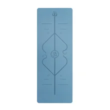 

Lezyan High Quality 5 Mm Pu Natural Yoga Mat Non-slip Thick Pad Fitness Pilates Mat for Outdoor Gym Exercise Fitness Sport