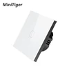 MiniTiger EU/UK standard Waterproof 1/2/3 Gang LED light Touch Switch Sensor Wall lamp Switch Tempered Glass Wall lamp Switch ► Photo 2/6