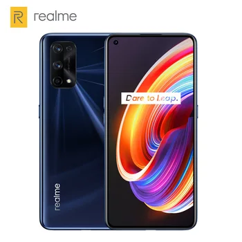 Перейти на Алиэкспресс и купить Оригинальный Realme X7 Pro 5G мобильный телефон 6 ГБ ОЗУ 128 Гб ПЗУ 6,55 ''4500 мАч 64MP Android 10,0 Быстрая зарядка 65 Вт смартфон