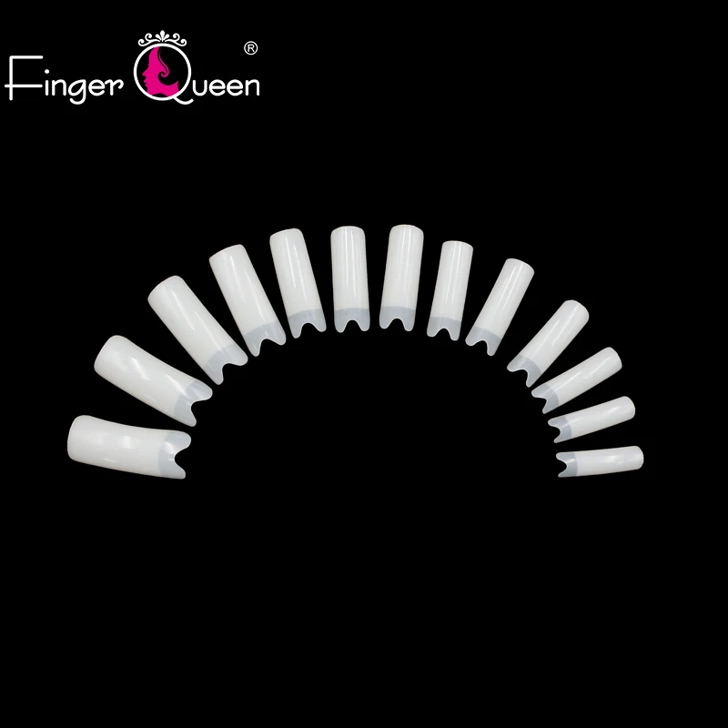 Fingerqueen, 100 шт, модные длинные балерины, Типсы для ногтей, накладные ногти, половинное покрытие, накладные ногти для дизайна ногтей, съемные ногти FQ523