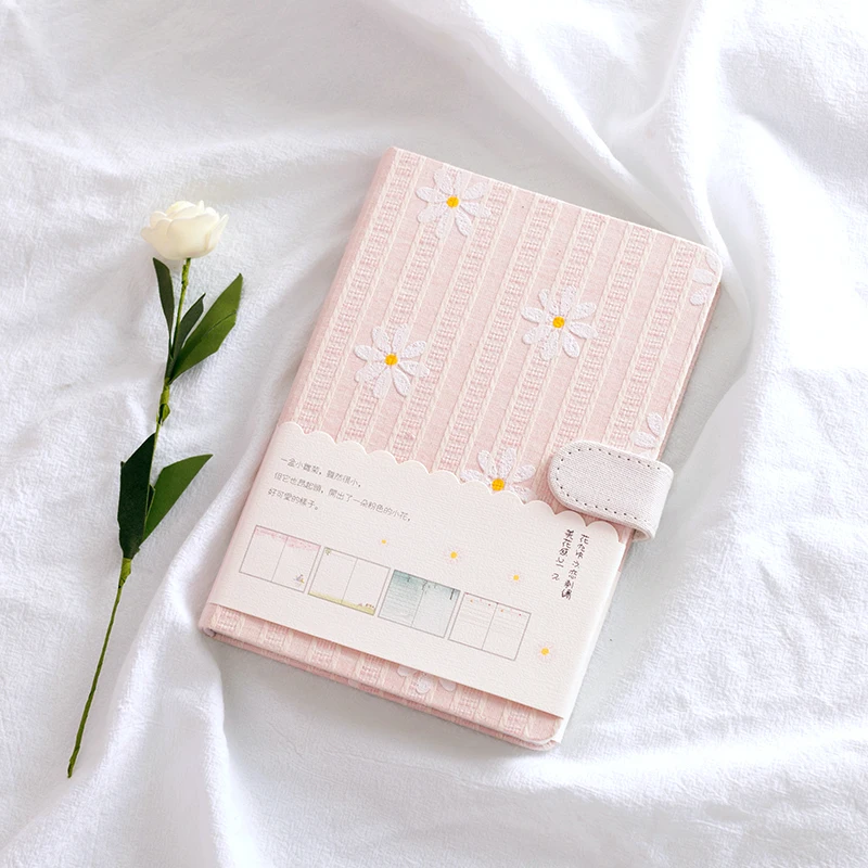Корейский Kawaii цветочный блокнот креативная ручная книга для девочек ins простой