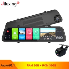 Jiluxing D13S 1" 4G Android 8,1 dash cam ram 2G rom 32G gps навигация автомобильный видеорегистратор зеркальная камера ADAS видео рекордер wifi Bluetooth