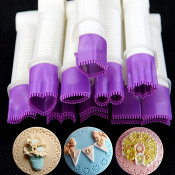 

10pc Tweezers Cake Decoration Kit Set Flower Lace Clip Tool Engraving Cake Cookies Pastry Biscuit Cutter Tool Baking Accessories