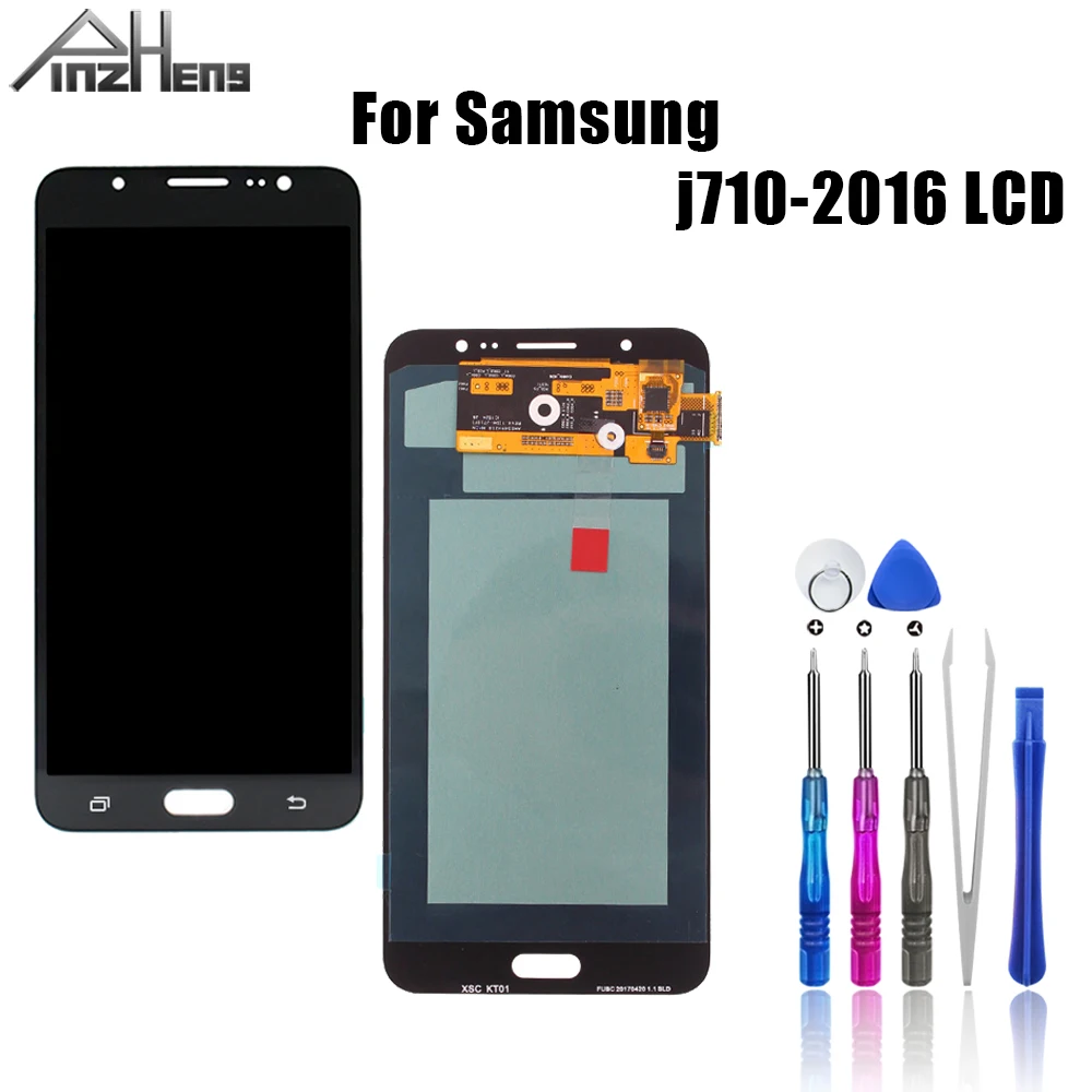 

PINZHENG LCD For Samsung Galaxy J7 2016 J710 J710FN J710F J710M J710Y J710G J710H LCD Display Touch Screen Digitizer Assembly