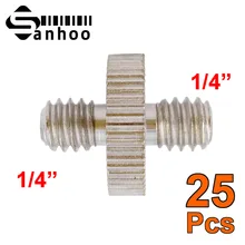 

25pcs/bag 1/4 Male Double Side Convert Screw Adapter Camera Accessories For Quick Release Plate Tripod Monopod DSLR Gadgets ZM56