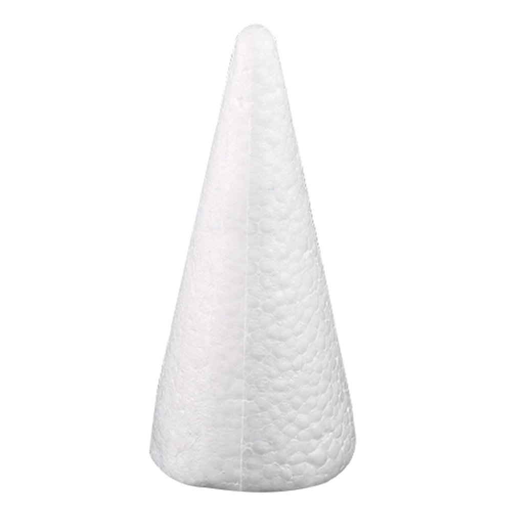 Christmas Decorations 150mm White Cone Shaped Modelling Foam Polystyrene  Styrofoam Xmas Wedding Party Ornaments1201m From Chunchun2020, $32.97