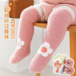 Autumn And Winter Plus Velvet Thickened Baby Socks To Keep Warm Mink Velvet Children's Stockings Baby Stockings Boys And Girls B