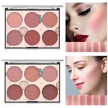 

MISS ROSE Peach Color Blush Palette Waterproof Long-lasting Face Contour Makeup Powder Cosmetic Blusher Mineral Pigment Rouge