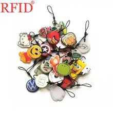 ID 125 кГц T5577 перезаписываемый брелок RFID водонепроницаемый брелок жетон тег контроля доступа карта доставки случайный узор 100 шт