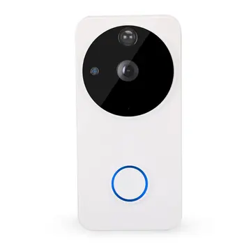 

WF04 720P WiFi Doorbell Two-way Audio Infrared Night Vision PIR Detection Home Security System Low Power Consumption