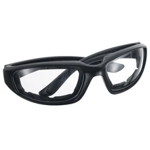 1 шт., очки для лука, без слез, очки для барбекю, защита для глаз, инструмент для приготовления пищи, высокое качество, анти-острые кухонные аксессуары, черный цвет