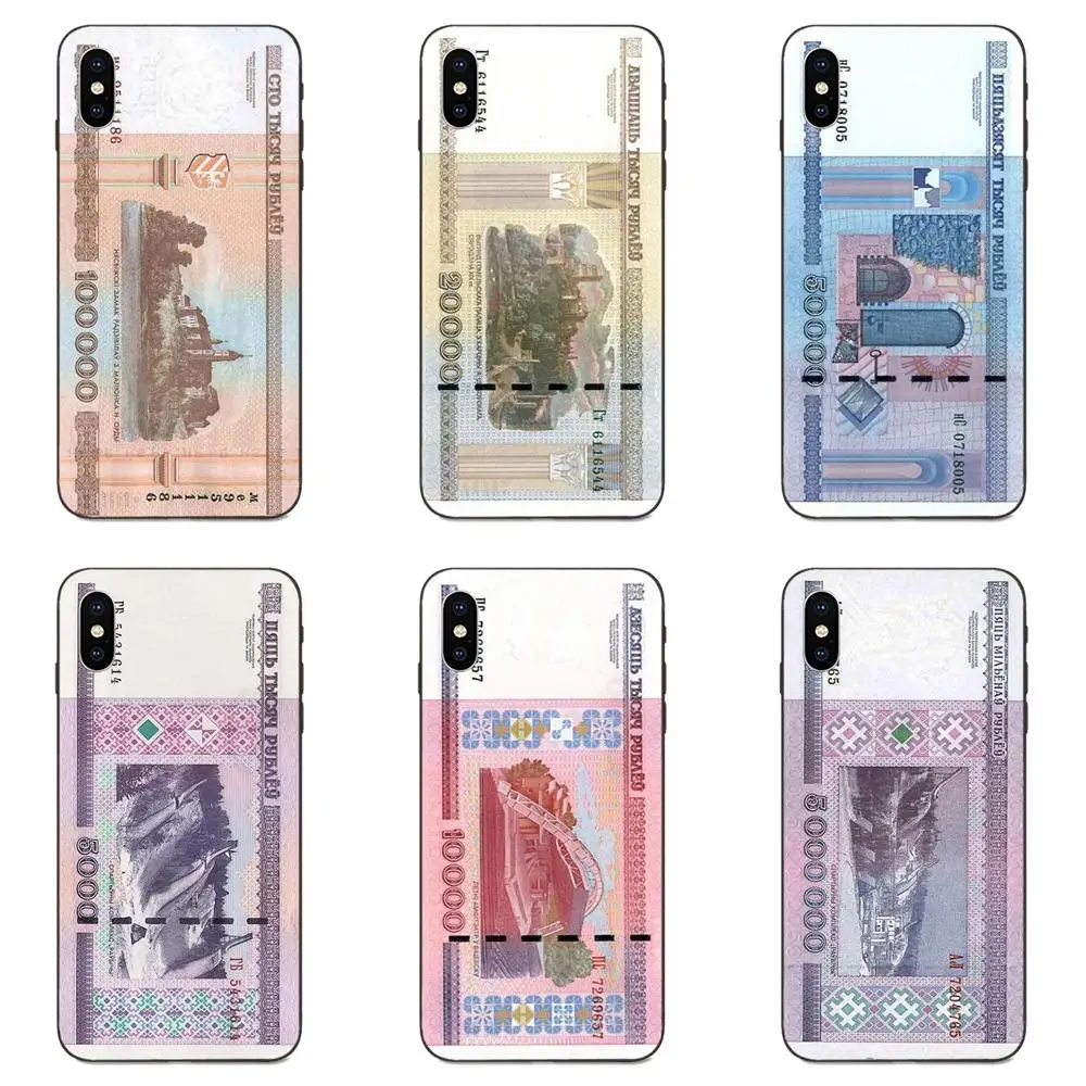 

Soft TPU Screen Protector Belarus Rubel For Apple iPhone 4 4S 5 5S SE 6 6S 7 8 Plus X XS Max XR