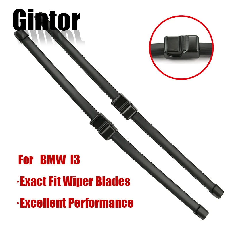 Gintor Car Wiper Blades For BMW i3 28"+21" 2013 2014 2015 2016 2017