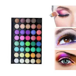 40 цветов матовые E ye shadow Pallete Ma ke Up Earth матовые тени для век водонепроницаемые Прочные Легкие в носке