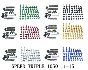 

Motorcycle Complete Fairing Bolts Kit Bodywork Screws For Fit TRIUMPH SPEED TRIPLE 1050 2011-2015