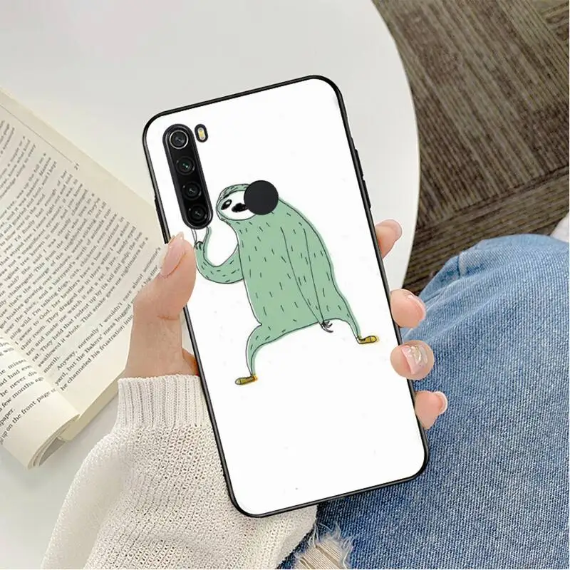 YNDFCNB Caffeinated Giày Lười Động Vật Ốp Lưng Điện Thoại Redmi Note 8Pro 8T 6Pro 6A 9 Redmi 8 7 7A Note 5 5A Note 7 xiaomi leather case glass Cases For Xiaomi