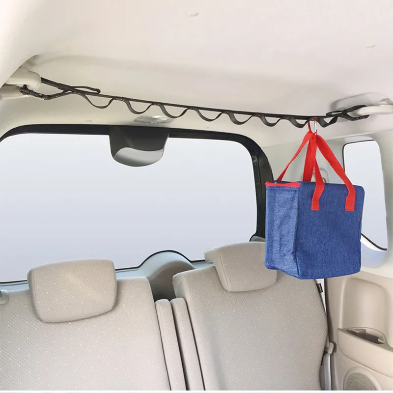 Car Clothesline Car Interior Rear Row Clothes Rack Creative Rear Seat Car Telescopic Hanger