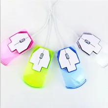 Абсолютно новая портативная проводная мышь, компьютерная игровая оптическая USB светодиодный Проводная игровая мышь, Мыши для ПК, ноутбука