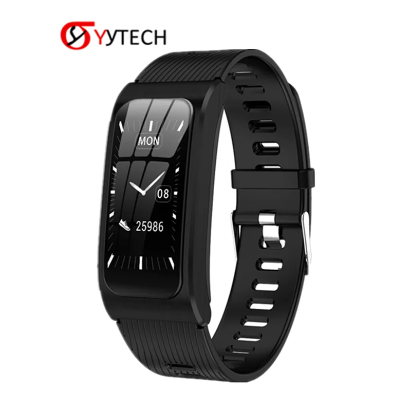 SYYTECH AK12 умный Браслет силиконовая лента кровяное давление в реальном времени мониторинг сердечного ритма спортивные IP68 Водонепроницаемые умные часы телефон