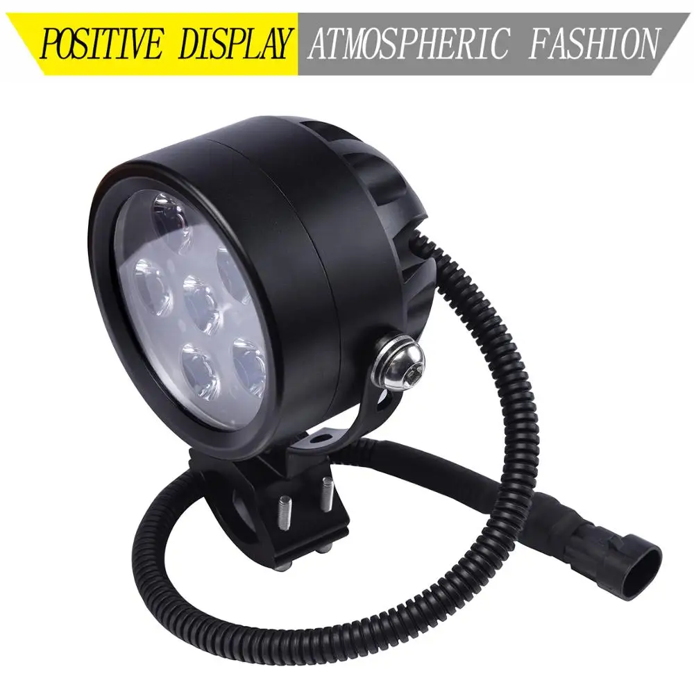 

LDDCZENGHUITEC XPL HD 6LED 7200Lm Motorbike Led Headlight Working Light Mirror Mount Driving Headlamps Assist Head Work Lamp