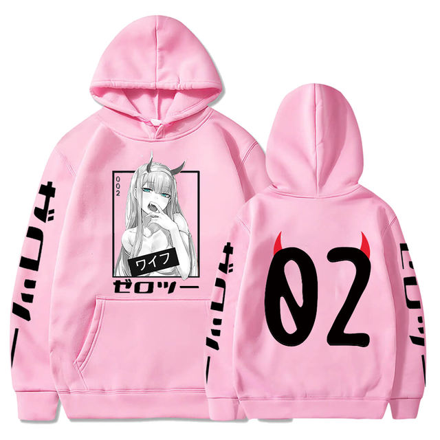 DARLING IN THE FRANXX ZERO TWO THEMED HOODIE (12 VARIAN)