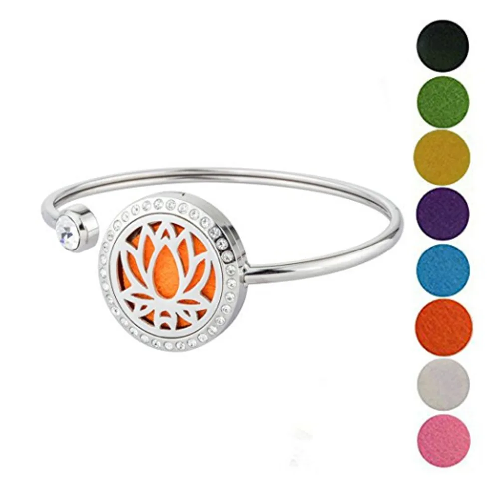 

England Titanium Steel Customizable Perfume Bottle Fragrance Bracelets-Open Lettering Refreshing Couples Cool Bracelet