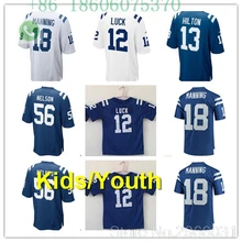 А+++ качество для детей и подростков 12 лет Hilton 13 Quenton Нельсон 56 Пэйтона Мэннинга 10 Джерси Индианаполис