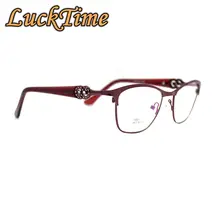 LuckTime сплав алмаз женская оправа для глаз Женские оправы для очков сплав близорукость очки счастливое время очки по рецепту#15003