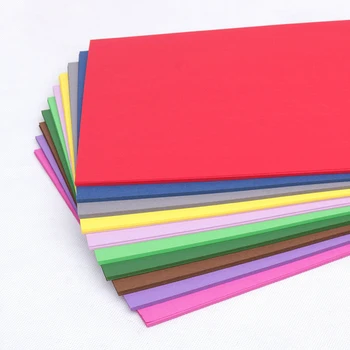 

100pcs 10Colors Card Cardboard Paper A4 DIY Craft Kid Handwork Handmade Double-sided Printing Art Printing Painting