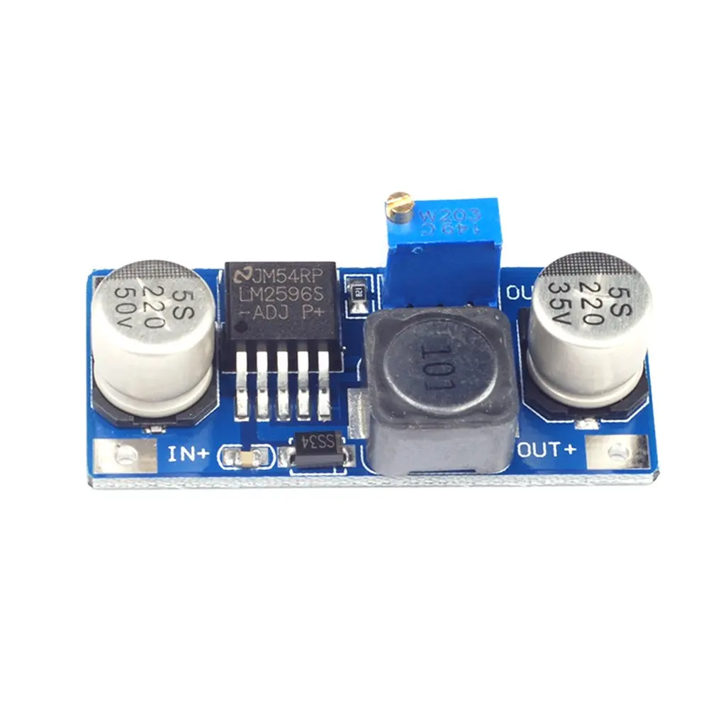 

1PCS LM2596S-ADJ DC-DC Ultra Small Adjustable Buck Module Red Board