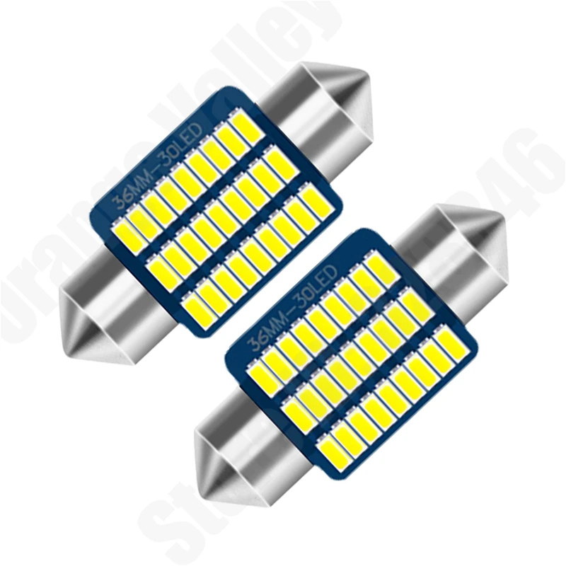 Festoon c5w LED 31 36 39 41 mm 21 30 36 led , 3014 SMD   ڵ ׸  DC 12V, 10 