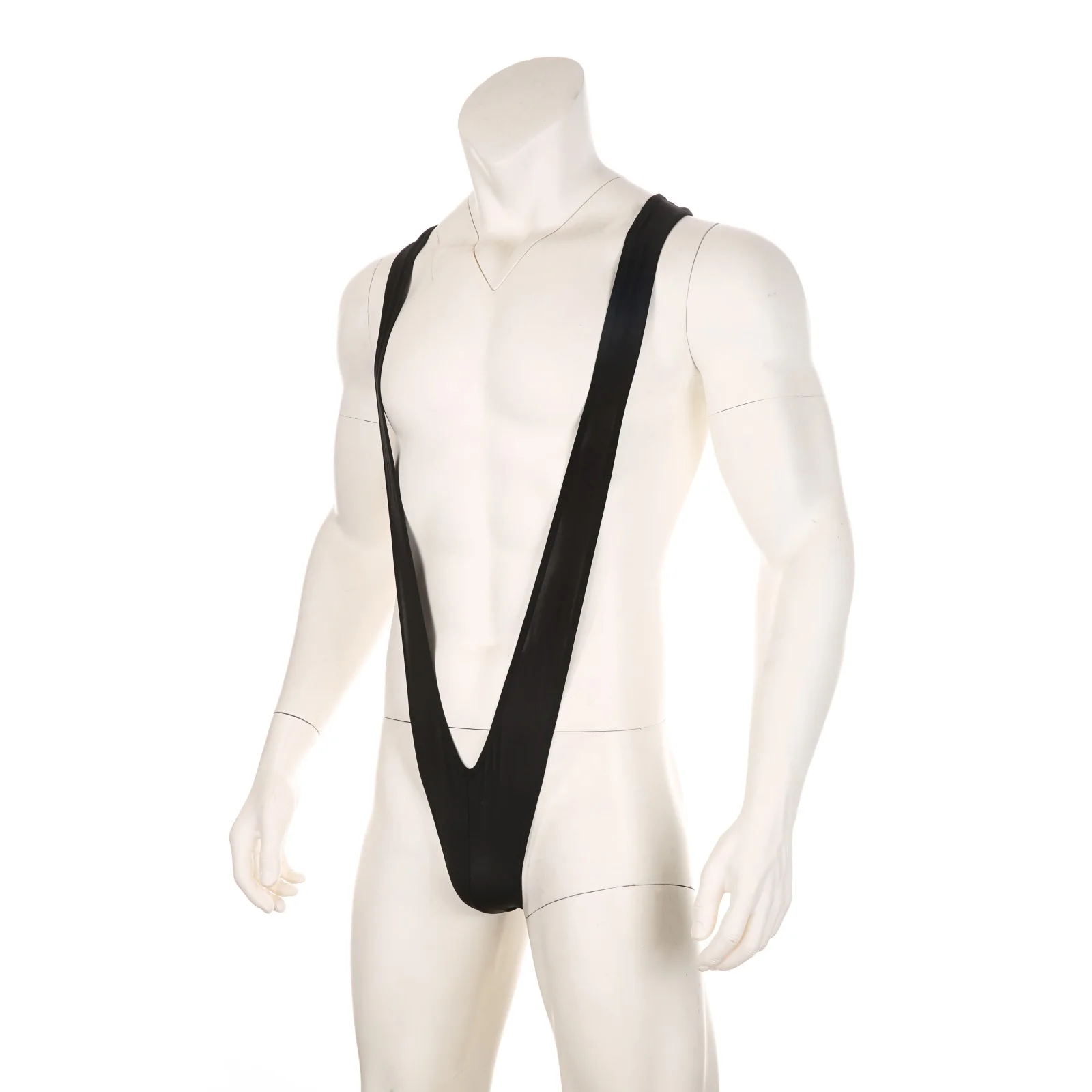 

CLEVER-MENMODE Men's Sexy Strap Underwear Male Thong Mankini Leotard Thongs Body Costume Bodysuit Stage Perform Bondage Lingerie