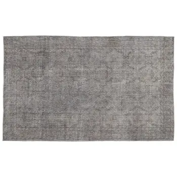 

Handmade Gray Vintage Overdyed Turkish Area Rug 180x298 Cm-5'11''X9'9''