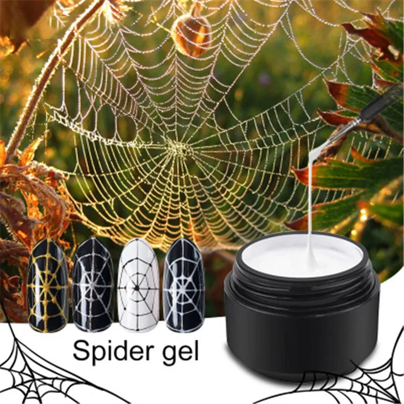 

Fashion 6 Colors Spider Nail UV Gel Painting Creative Nail Art Gel Polish Wire Drawing Elasticity Point Line Gel varnish Varnish