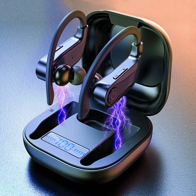 Headphones Bluetooth 5.0 Headset HiFi Call Press Control in Ear Wireless Earbuds Handsfree