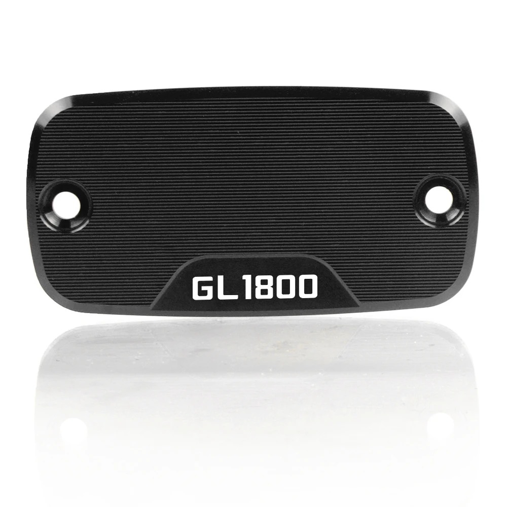 

1 Pair Motorcycle Parts Fluid Tank Cap Power Part Front Brake Reservoir CNC Aluminum Cover For Honda GL1800 2003-2014