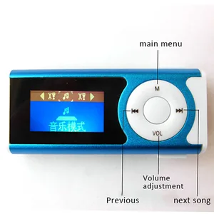 Image 5 - مشغل MP3 قابل لإعادة الشحن إصدار 2021 مشغل موسيقى صغير محمول يدعم بطاقة SD TF صغيرة يدعم MP3 بطاقة SD TF صغيرة وخفيفة الوزن