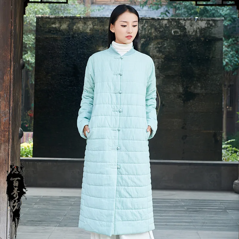 Осенние и зимние традиционные китайские халаты - Цвет: 3