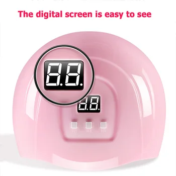 

Dryer Light Fast Curing Auto Sensor UV 18 LED Display Light 54W USB Timer Manicure Lamp Nail Dryer Nail Art Tools
