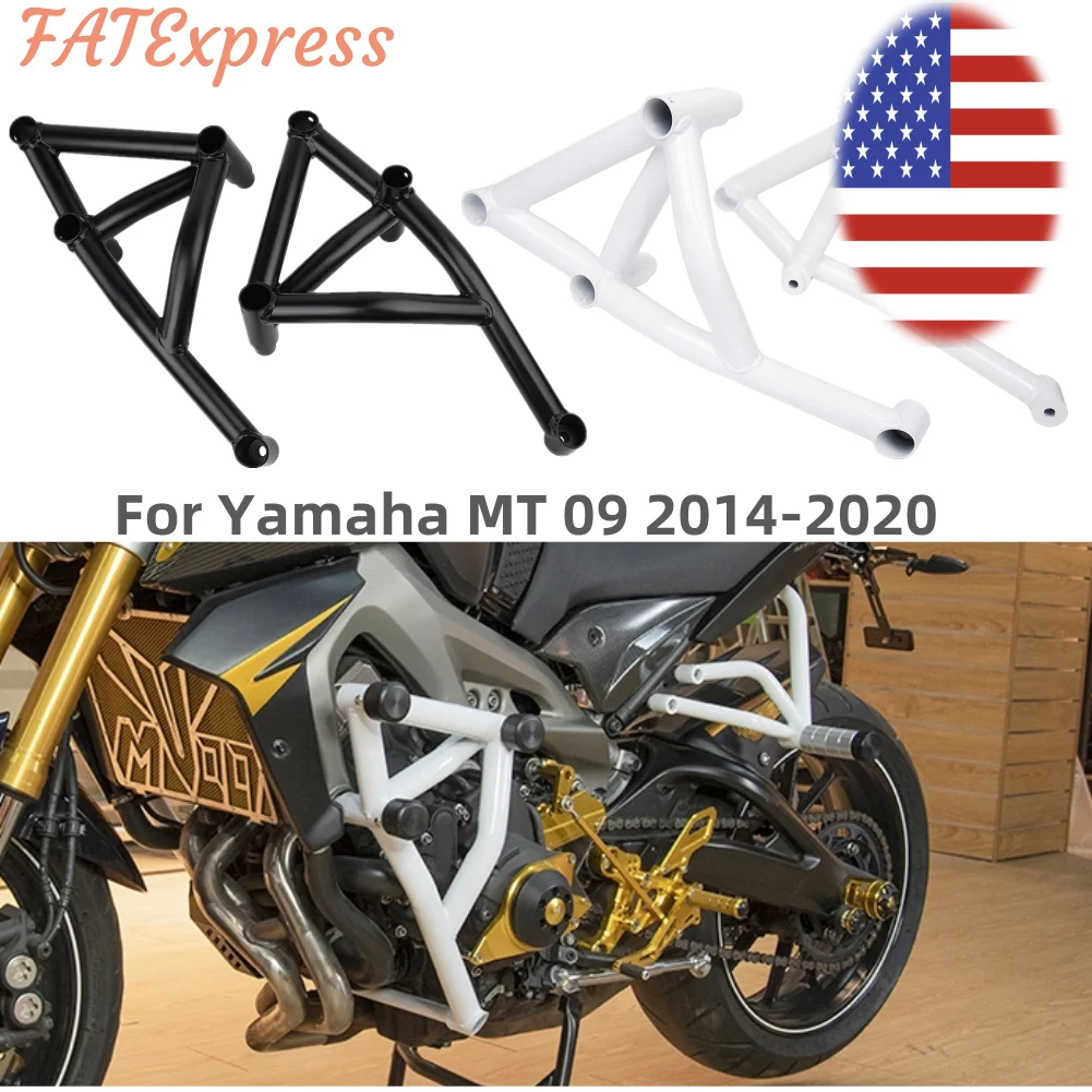 Motorcycle Engine Guard Crash Bar Bars Bumper Protector for Yamaha MT 09 FZ-09 MT-09 Tracer 900 MT09 FZ09 FJ-09 2014-2020 2015 | Автомобили