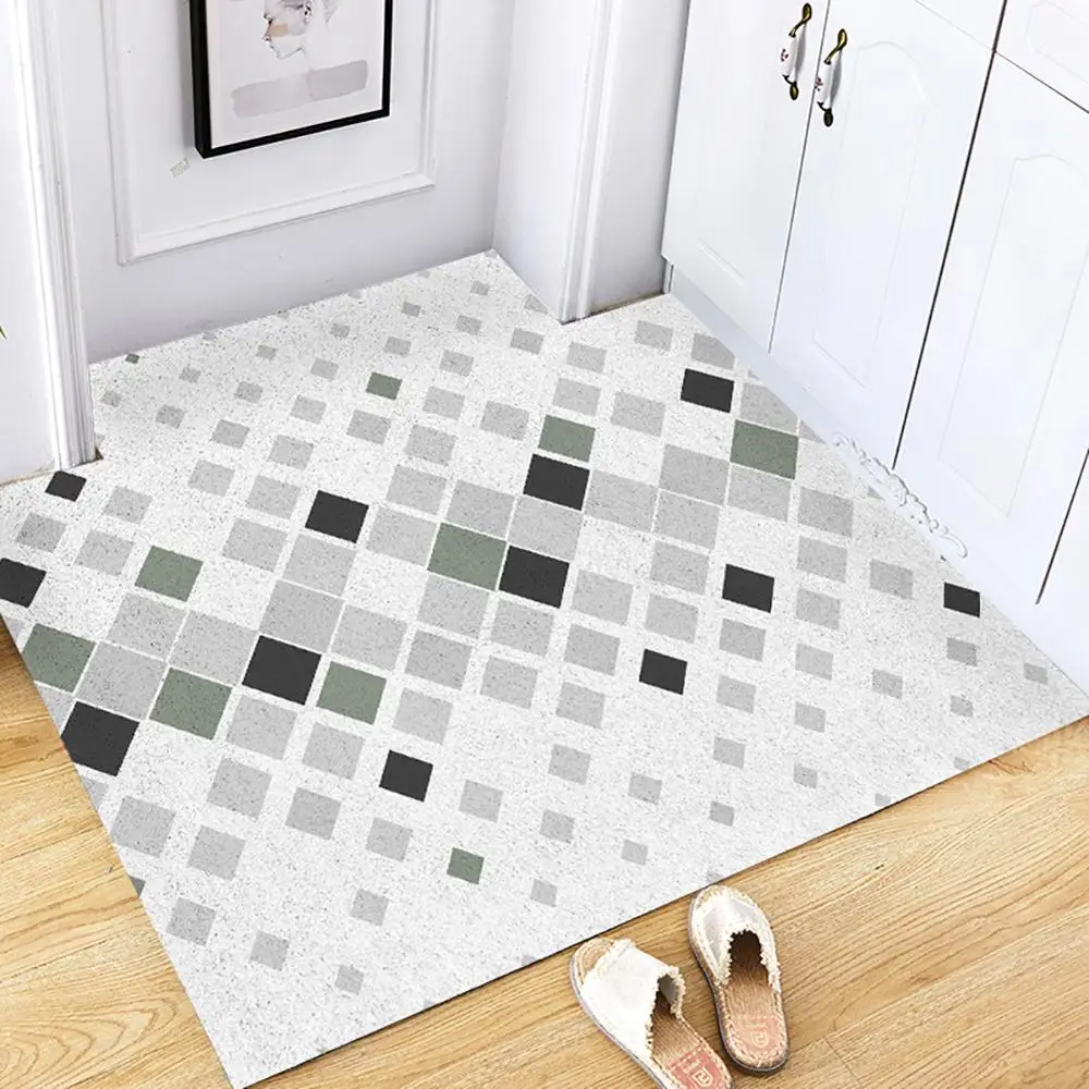 

Decor Floor DoorRug Carpet Easy To Clean Can Be Cut Non-slip DoorRug Living Room Bedroom Bathroom Hallway PVC Kitchen Rug Carpet