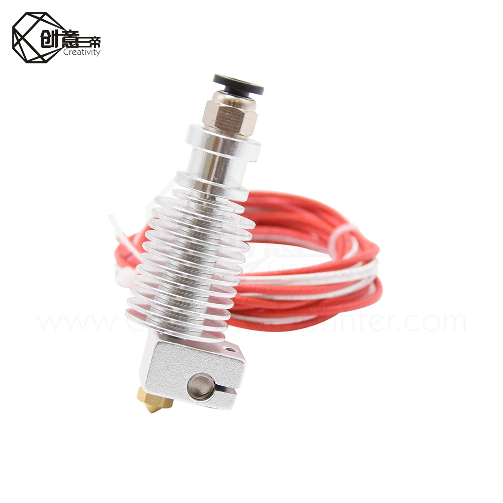 3D принтер креативный E3DV6 12 В J head Hotend для 1 75/3 мм прямого волоконного экструдера 0 2/0