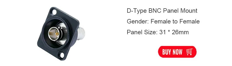 10 шт./лот Двойной BNC разъем винт Панель Крепление BNC Женский Панель адаптер шасси коаксиальный разъем