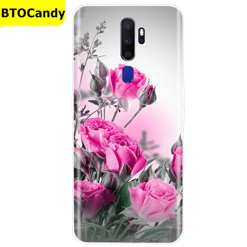 For OPPO A5 2020 Case Soft TPU Silicone Case For OPPO A9 2020 Case Color Pattern Back Cover Coque Fundas OPPO A5 A9 2020 Cases waterproof phone pouch for swimming Cases & Covers