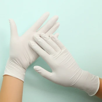

100pcs/lot Disposable Latex Gloves Universal Cleaning Gloves Multifunctional Home Food Medical Cosmetic Disposable Gloves