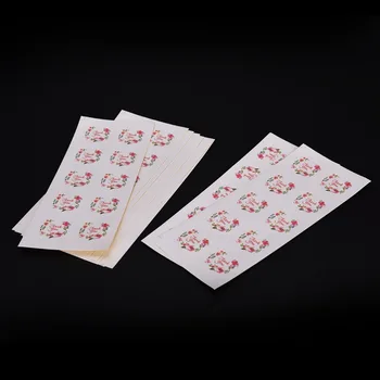 

100pcs/10sheets 3.5cm Flower Design Sticker Labels For Creative Paper Stickers child Gifts