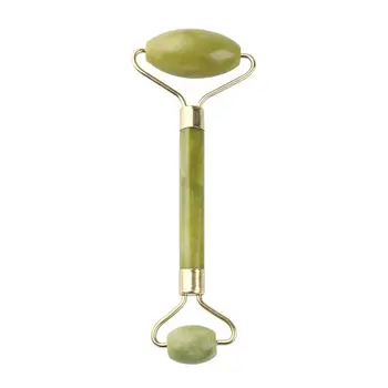 

Jade Roller Massager Natural Serpentine Jade Massage Wand Face Massager Roller Beauty Bar Healing Stone