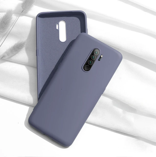 Gray Жидкий силиконовый чехол для Xiaomi Redmi Note 8 Pro Redmi 7 7A 6 6A K20 Go микрофибра ткань подушка для подкладки защитный чехол 1000 шт - Цвет: Gray