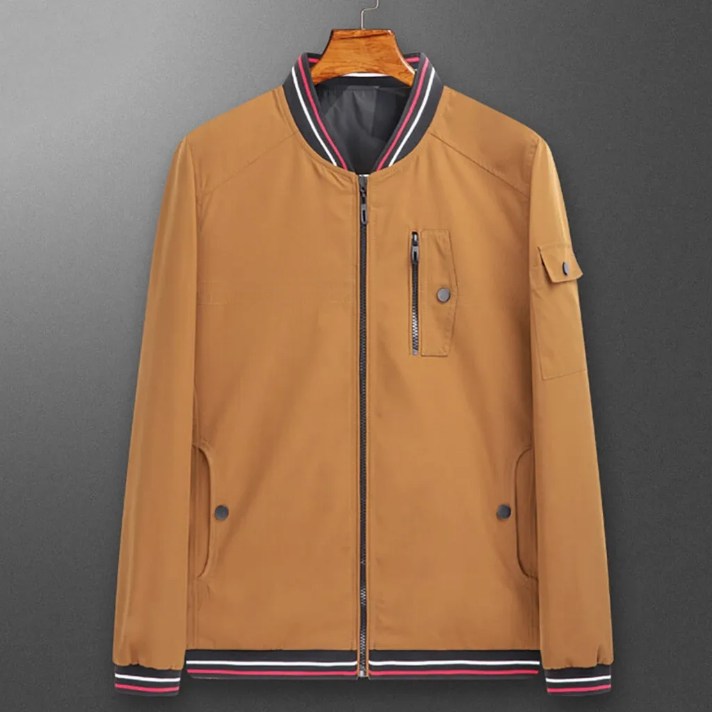 Куртка мужская бейсбольная куртка кэжуал весна осень мода Slim Fit ...
